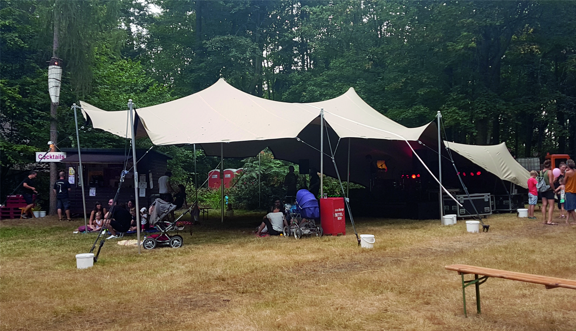 Flexzelt 10 x 15 mieten bei eventTIME, der Partyausstatter
