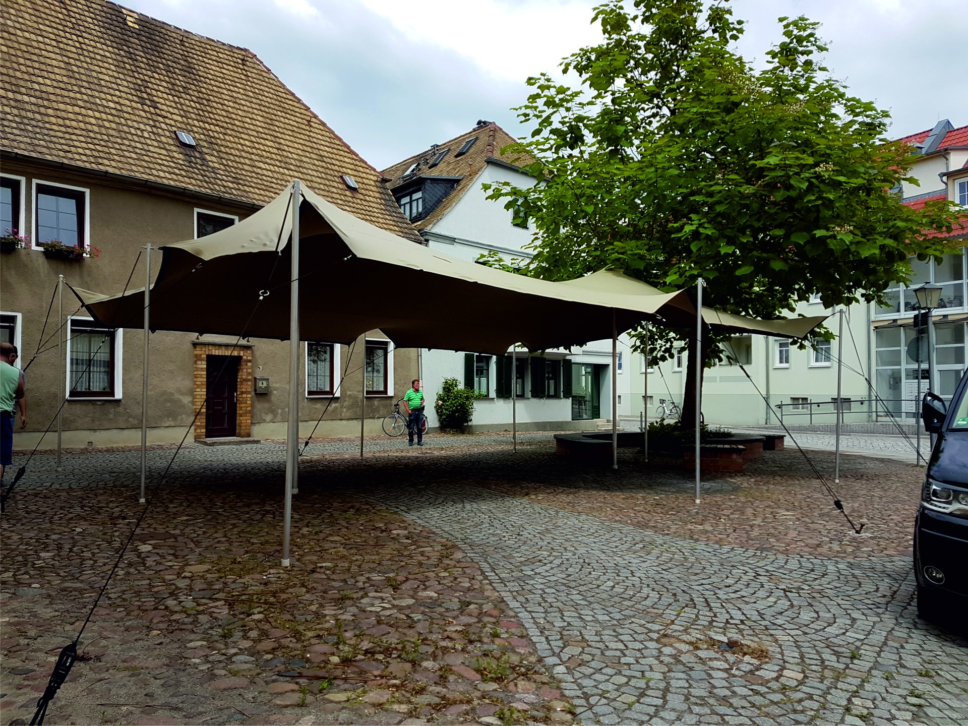 5x 10 Strechzelt - mieten bei eventTIME, der Partyausstatter