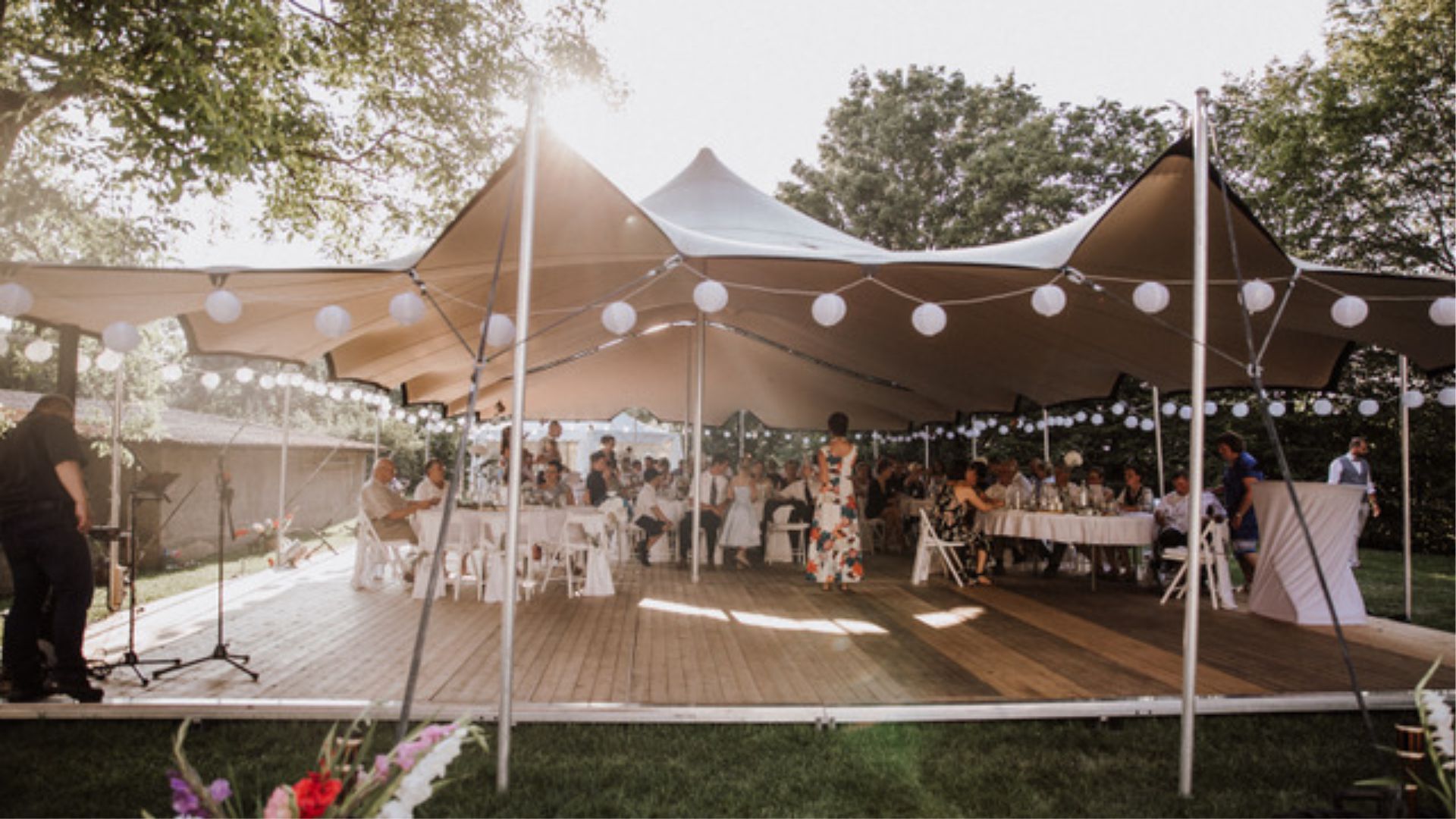 10 x 22 Flexzelt- mieten bei eventTIME, der Partyausstatter