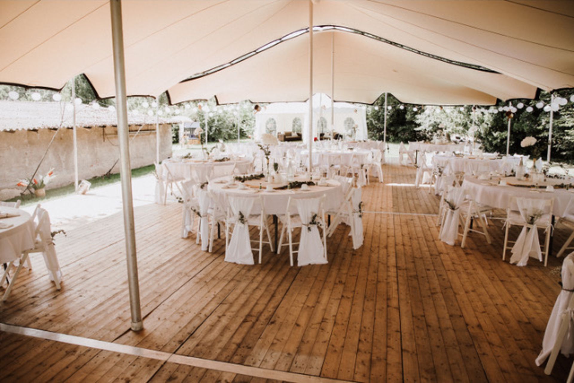 10 x 22 Strechzelt - mieten bei eventTIME, der Partyausstatter